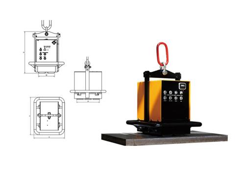 單臺(tái)充電式電永磁吊具